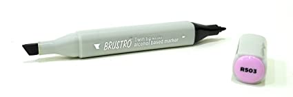 Brustro Twin Tip Alcohol Based Marker Pastel Pink