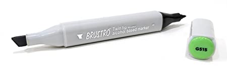 Brustro Twin Tip Alcohol Based Marker Grass Green