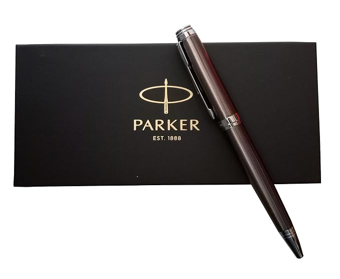 Parker Ambient Gun Metal , Chrome Trim Ball Pen