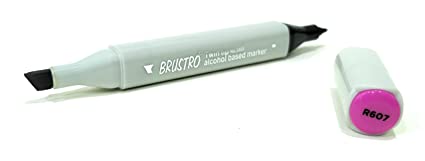 Brustro Twin Tip Alcohol Based Marker Vivid Pink