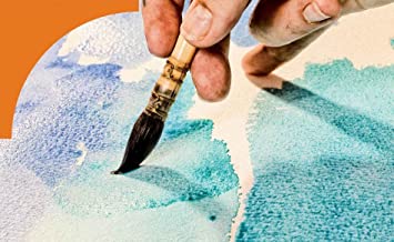 Brustro Artists' Watercolour 100% Cotton Paper Roll 300 Gsm-Rough. Size 66 cm (26") x10 mtr