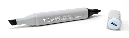 Brustro Twin Tip Alcohol Based Marker Mint Blue