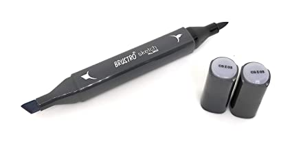 BRUSTRO Artists Sketch Marker Cool Grey II 3