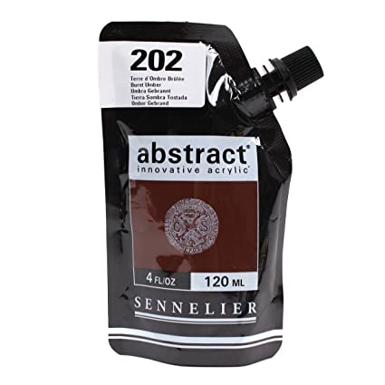 Sennelier Abstract Artist Acrylic pouch 120ML (Burnt Umber)