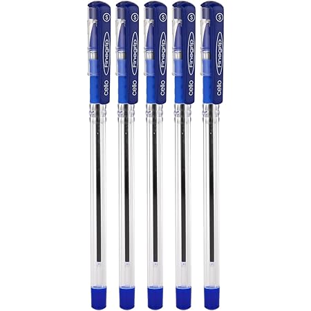 Cello Finegrip Ball Pen (Pack of 30, Ink Color - Blue)