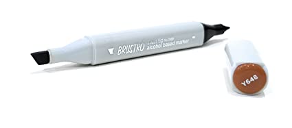 Brustro Twin Tip Alcohol Based Marker Praline