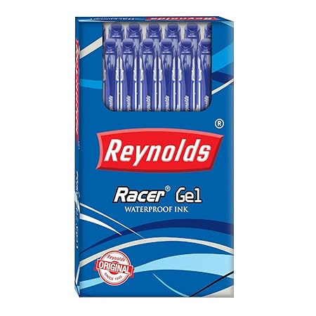 Reynolds RACER GEL - BLUE PACK OF 40 PEN Gel Pen (Pack of 40, Ink Color - Blue)