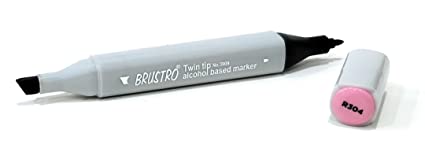 Brustro Twin Tip Alcohol Based Marker Pastel Rose