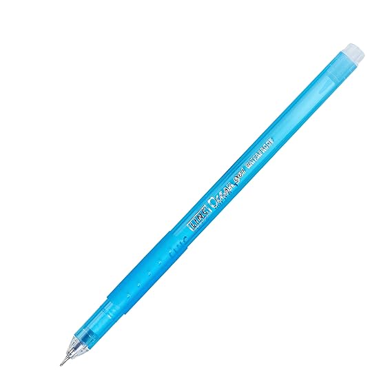 Linc Ocean Classic 0.55 mm Gel Pen, Blue Ink, Pack Of 10