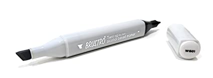 Brustro Twin Tip Alcohol Based Marker Warm Grey 1