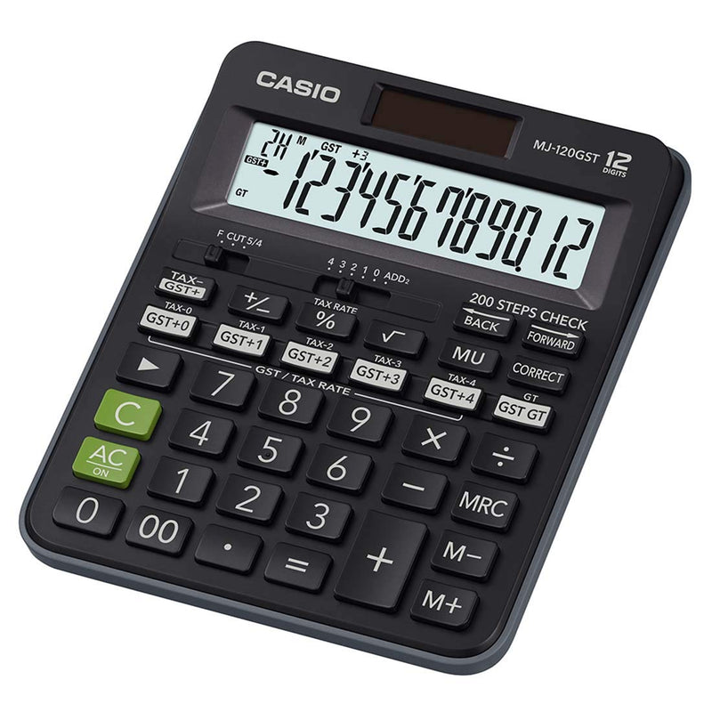 Casio MJ-120GST GST Calculator (Black)