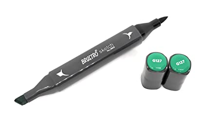 BRUSTRO Artists Sketch Marker Emerald Green