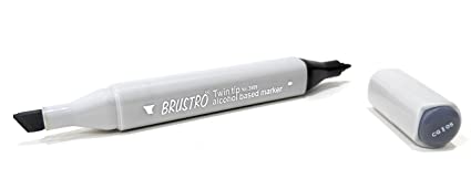 Brustro Twin Tip Alcohol Based Marker Cool Grey II 5