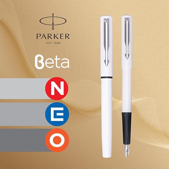 Parker Beta Neo CT Roller ball Pen, Body Color - White