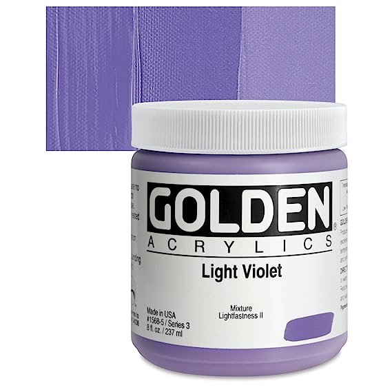 Golden Heavy Body Acrylic Paints 236ML Light Violet