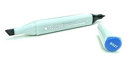 Brustro Twin Tip Alcohol Based Marker Cobalt Blue