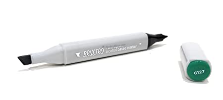 Brustro Twin Tip Alcohol Based Marker Emerald Green