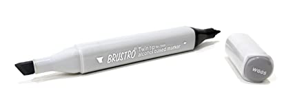 Brustro Twin Tip Alcohol Based Marker Warm Grey 5