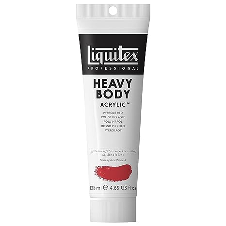 Liquitex Professional Heavy Body Acrylic Paint Pyrrole Red 138ML