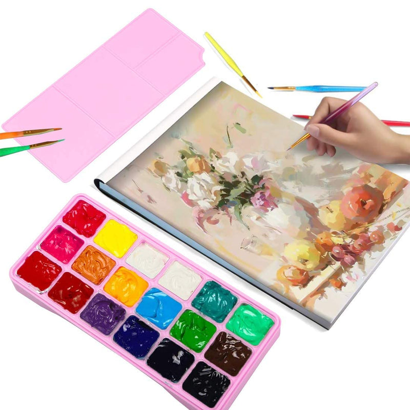 MIYA HIMI 18 Colors Suitable for Students Children's Painting Jelly Gouache  Paint 30ml Children's Beginners Portable Paint Set