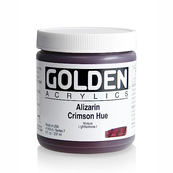 Golden Heavy Body Acrylic Paints 236ML Alizarin Crimson Hue