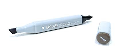 Brustro Twin Tip Alcohol Based Marker Bronze Yellow