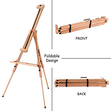 Brustro Artists’ Sketching Tilted Wooden Easel Heavy