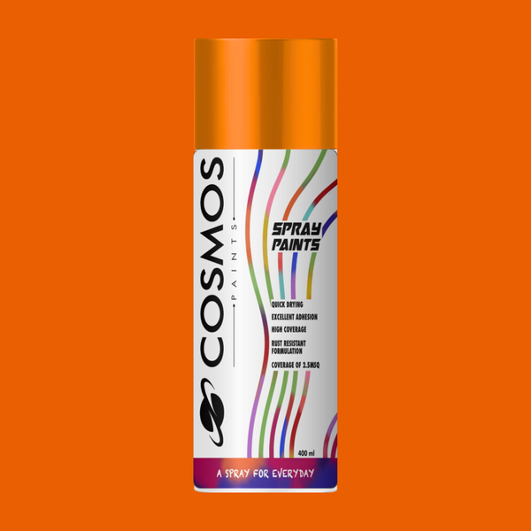 Cosmos Paints - Spray Paint in 672 Hanuman Orange 400ml