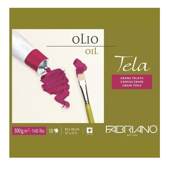 Fabriano Tela Oil Painting Blocks 300 GSM 30 X 40 CM