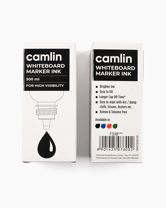 Camlin White Board Marker Ink (500 ml, Black)