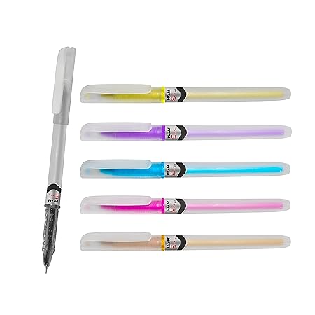 WIN Eee Gel Pens | 20 Pens (10 Blue Ink & 10 Black Ink) | Dark Gel Pen | Pens for Writing | Waterproof Ink | Students for Exams | 0.7 mm Tip | Gel Pens Combo for Students