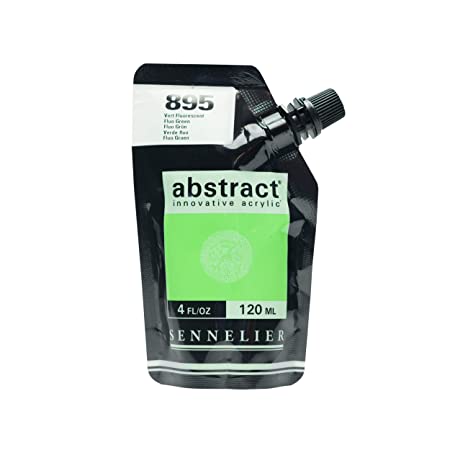 Sennelier Abstract Artist Acrylic pouch 120ML (Fluorescent Green)