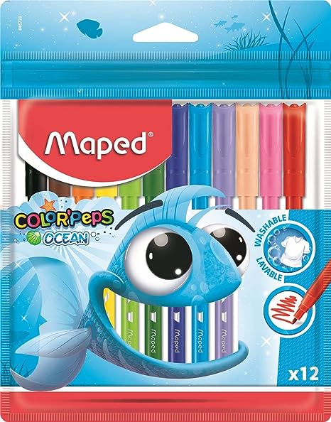 MAPED 12 OCEAN COLOR PEPS