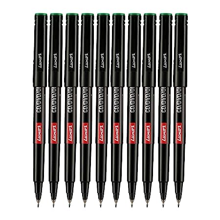 Luxor Green Cd & Ohp Marker Pen (Pack Of 10)