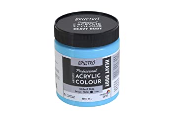 Brustro Professional Artists ’ Heavybody Acrylic Paint 237Ml Cobalt Teal (Sr 5)