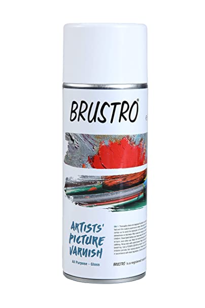 Brustro Artists Picture Varnish - Satin - 400 ml Spray can