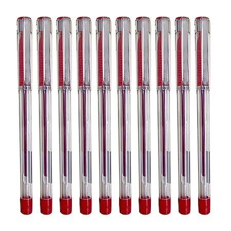 Luxor Super Top Ball Pen Red (10'S Pcs)