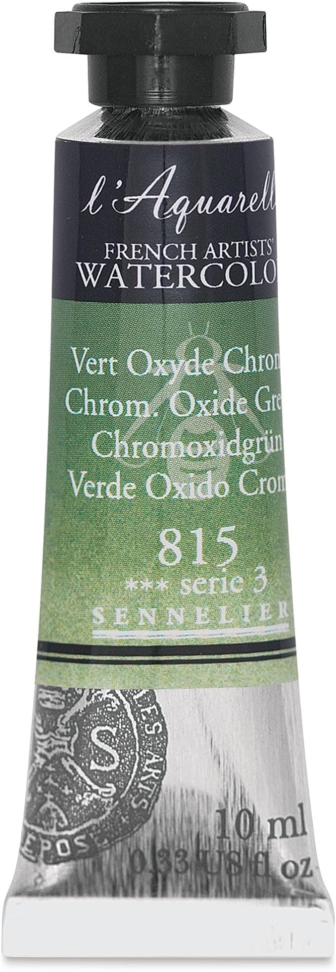 Sennelier l'Aquarelle French Artists' Watercolor 10 ML Chromium Oxide Green
