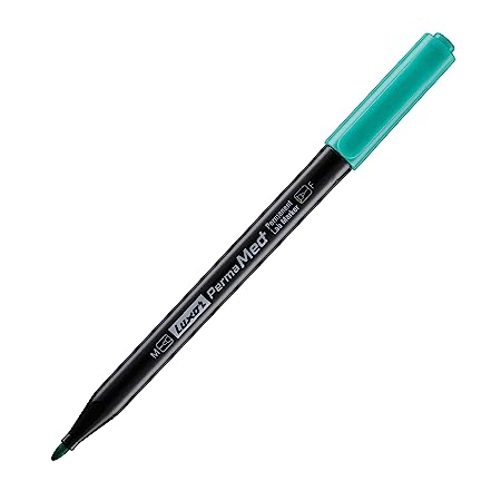 Luxor Perma Med Marker Pen Green (10'S Box)