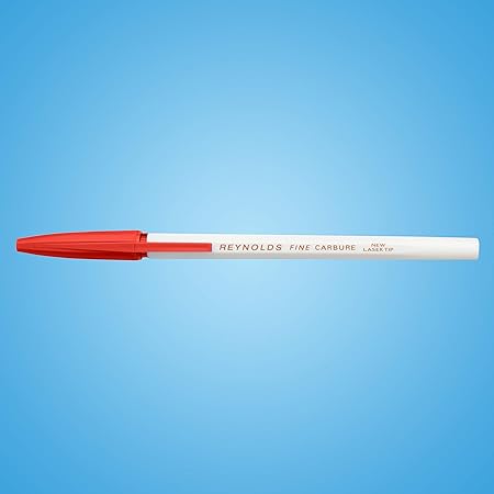 Reynolds ball pen Ball Pen (Pack of 10, Ink Color - Red)