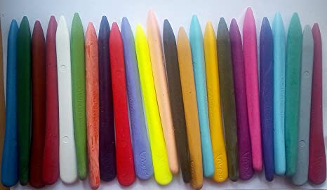 Maped Color'Peps Plasticlean Plastic Crayons, Assorted Colors