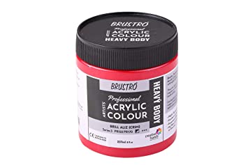 Brustro Professional Artists ’ Heavybody Acrylic Paint 237Ml Brill Aliz (Crim) (Sr 3)