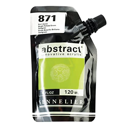 Sennelier Abstract Artist Acrylic pouch 120ML (Bright Yellow Green)