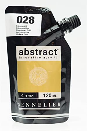 Sennelier Abstract Artist Acrylic pouch 120ML (Iridescent Gold)