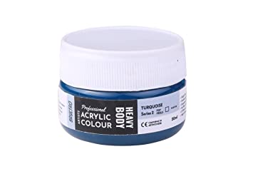 Brustro Professional Artists ’ Heavybody Acrylic Paint 50Ml Turquoise (Sr 2)