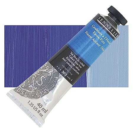 Sennelier Finest Artist Oil Colour 40 ML Series 4 (Cobalt Blue Hue)