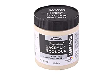 Brustro Professional Artists ’ Heavybody Acrylic Paint 237Ml Raw Canvas (Sr 1)