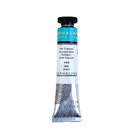 Sennelier Extra Fine Gouache 21ml S3 Turquoise Green