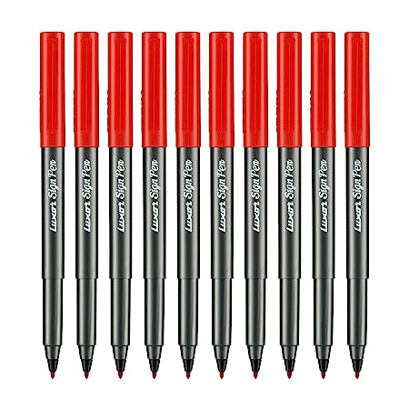 Luxor Sign Pen - Red -Pack Of 10