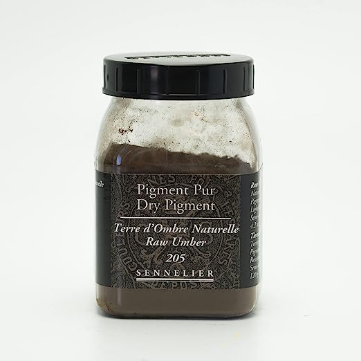 Sennelier Dry Pigment Raw Umber (120g)